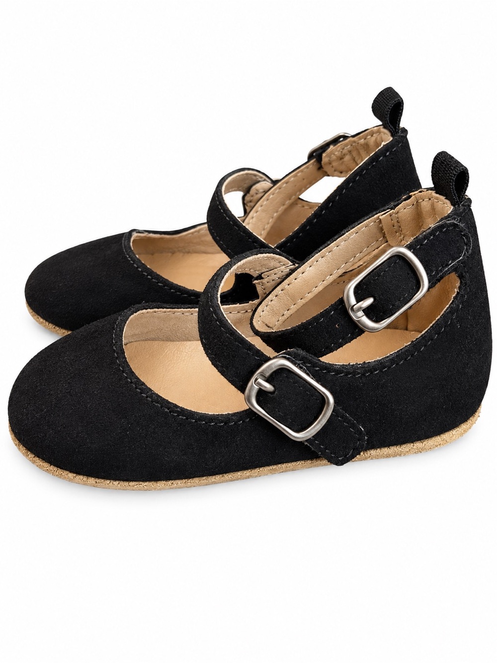Old Navy Black Double-Strap Mary Jane Dress Shoes